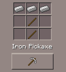 Iron Pickaxe Minecraft Pocket Edition Canteach