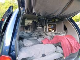 Just By Way Of An Intro Voyager Interior Mods Chrysler Forum Chrysler Enthusiast Forums Camper Conversion Chrysler Best Tents For Camping