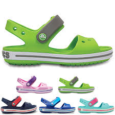 Details About Unisex Kids Crocs Crocband Sandal Cut Out Open Toe Lightweight Shoes Us C4 J6