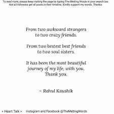 Friendship deep rahul kaushik quotes on love. Untill It Ended Friends Quotes Real Friendship Quotes Bff Quotes