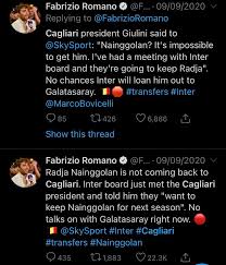 Maybe you would like to learn more about one of these? Fabrizio Romano On Twitter