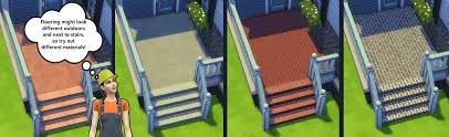 Landing stairs or l shaped stairs. Building For Beginners In The Sims 4 Decks Floors Decor