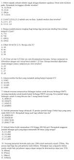 Jadi, pasti ramai yang sedang mencari bahan bacaan dan juga tips untuk membantu mereka lulus cemerlang dalam peperiksaan ini. Contoh Soalan Penyelesaian Masalah Matematik Tahun 1 Tersoal M