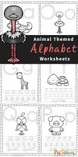 One page per letter plus you will need to have other ideas for learning the alphabet for all types of learners! Free Animal Alphabet Worksheets For Preschoolers