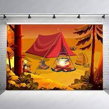 Amazon.com : VIDMOT Camping Backdrop for Photography 7x5ft Campfire Forest  Adventure Photography Background for Camping Theme Party Birthday Party  Supplies Photo Booth Props BJMLVV120 : Electronics