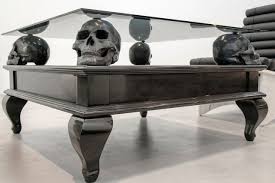 Untitled Sixpenceee The Black Skull Table By John Bizaz In 2020 Furniture Goth Home Decor Upcycled Furniture