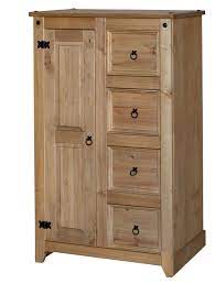 Is that tallboy is a tall chest of drawers, or combination of chest on chest, or chest with a small wardrobe on top usually with low bracket feet but always resulting in a. Mexican 1 Door 4 Drawer Tallboy Is An Elegant Piece Coated With A Spirit Based Antique Stain With A Finish Pine Bedroom Furniture Furniture Bedroom Furniture