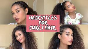 20 hairstyles and haircuts for curly hair. 9 Easy Curly Hairstyle Ideas Athena Katoanga Youtube