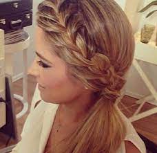 10 Trendy Braided Hairstyles Popular Haircuts Side Ponytail Hairstyles Hair Styles Medium Length Hair Styles