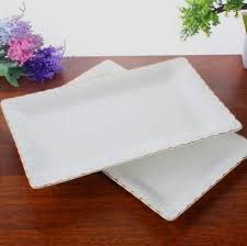 2li Kenarlari Gold Varakli Porselen Sunum Tabagi 40cm Kazanabil Com