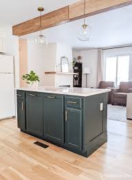 Pilasters are a key element that make diy kitchen island designs like this one look sophisticated. Diy Kitchen Island Makeover