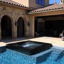 Pool And Glass Tile Covered Hot Tub Swimming Pool Trends Pool Rectangular Swimming Pools