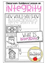 Classroom Guidance Lesson Integrity Guidance Lessons Character Education Lessons Counseling Lessons