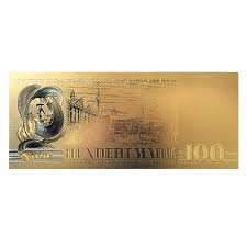 200 bis 500 euro / 100 deutsche mark. 100 Ddr Mark Schein 24k Vergoldet