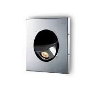 3W Recessed Bed Reading Lighting 350 Degree Adjustable Square/mirror Color