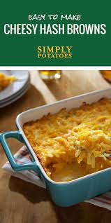 Hash Browns Baked With Cream Of Chicken Soup Sour Cream And Cheese Is A Popular Potluck Casserole You Can T Go W Hashbrown Recipes Cheesy Hashbrowns Recipes