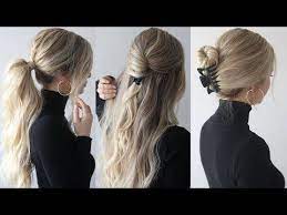 Running Late 20 Jaw Clip Frisuren Fur Alle Haarlangen In 2020 Clip Hairstyles Second Day Hairstyles Easy Hairstyles For Long Hair
