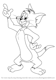 Free download 48 best quality tom and jerry drawing at getdrawings. Learn How To Draw Tom Cat Tom And Jerry Step By Step Drawing Tutorials