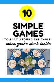 10 Simple Games To Play Around The Table In 2020 Online Games For Kids Group Games For Kids Simple Game