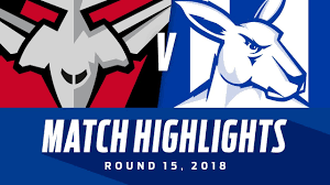 Get hold of your north melbourne vs essendon tickets now, watch as the marvel stadium lights up with excitement, and see north melbourne kangaroos live with stubhub! Essendon V North Melbourne Highlights Round 15 2018 Afl Youtube