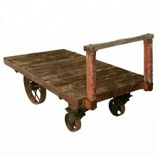 Original amount $386.19 save 17%. Industrial Vintage Old Reclaimed Wood Cast Iron Wheel Cart Coffee Table Buy Rustic Wood Coffee Table Distressed Wood Coffee Table Wagon Wheel Coffee Table Product On Alibaba Com