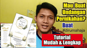 Yes, untuk membuat undangan akad nikah pun sekarang kamu sudah bisa bikin dengan cara yang untuk membuat surat undangannya, kamu bisa menuliskan sendiri teksnya dan jangan lupa pilih. Free Download Cara Membuat Undangan Pernikahan Sendiri Mudah Dan Lengkap Mp3 With 14 38