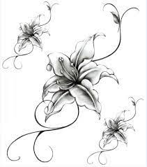 Resultat De Recherche D Images Pour Dessin D Orchidee Tribal Tatuagem De Flor Desenhos De Tatuagem De Sereia Tatuagens Temporarias