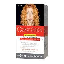 Color Oops Extra Strength Hair Color Remover Clear Color Oops Hair Color Remover Colour Remover