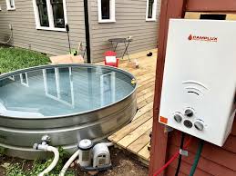 Building a stock tank hot tub is a great diy project. Stock Tank Hot Tub Diy Propane Stock Tank Pool Tips Kits Inspiration How To Diy Stocktankpools Hot Tub Outdoor Stock Tank Pool Pool Hot Tub