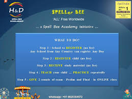 Spell Bee Exam Free Registration Spelling Study Material