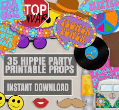 A '60s theme party is only as believable as the people who are attending. Pin On Printables