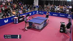 2019 Us National Table Tennis Championships Womens Sf Lily Zhang Vs Table Tennis Tennis Championships Tennis