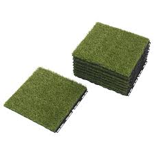 All true outdoor grass carpets are made with uv treated grass carpet fibers which reduce the fading caused by sunlight. Runnen Decking Outdoor Artificial Grass 9 Sq Feet 0 81 M Ikea