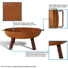 Check spelling or type a new query. Sunnydaze Decor Cast Iron Fire Pit Bowl With Stand Free Shipping