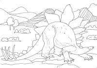 Dinosaurs coloring pages for kids. Free Dinosaur Coloring Pages For Kids