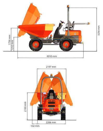 Ausa D601-AHG Dumper