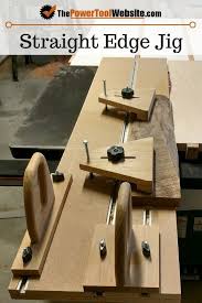 Taper And Custom Straight Edge Jig Table Saw Jig No Need For A Jointer This Flattens Any Board Edge Straightedgejig Woodworking Jigs Table Saw Woodworking
