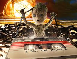 Set to the backdrop of 'awesome mixtape #2,' marvel's guardians of the galaxy vol. Hd Wallpaper Cinema Space Marvel Movie Film Groot Baby Groot Guardian Of The Galaxy Vol 2 Wallpaper Flare