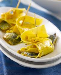Sardine Lasagna With Lemon Confit Fondue