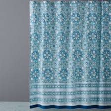 Sky Zophia Shower Curtain Bloomingdale S Curtains Blue Shower Curtains