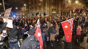 The police in melbourne, australia, arrested 17 protesters and fined more than 160 others on saturday at a rally against strict coronavirus lockdown measures. Victoria Lockdown Melbourne Protests After Daniel Andrews Announcement Sky News Australia