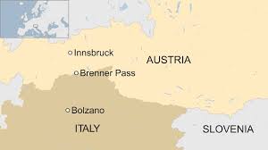Map of austria and italy travelsfinders.® italy map and satellite image. Italy Austria Tension Over Border Troops At Brenner Pass Bbc News
