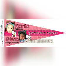 Contoh banner syukuran khitanan banner aja. Halaman Download Desain Bendera Aqiqah Coreldraw Google Search Bendera Desain
