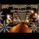 Holiday Across Street Decor 2D Pattern Motif Lights with LED Garland Strings