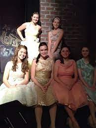 West Side Story Jet Girls In Vintage Dresses On The Gal Stage Vintage Dresses Dresses Jet Girl