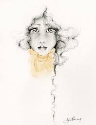 Fine Art Giclee Print Of My Original Fantasy Ot Abitofwhimsyart Fine Art Giclee Prints Gold Abstract Painting Drawing Illustrations