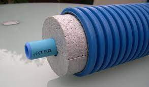 The code requires water distribution pipes in any area subjected to freezing temperatures to be protected by insulation or heat, and specifically lists attics and crawl spaces as examples. Shalloduct Groundbreaker Systems