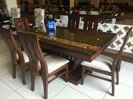 Clearance 6 seater extendable dining table set in oak, walnut & rustic solid wood. Teak Dining Table 6 Seater At Rs 51400 Set Teak Dining Table Id 14857441812