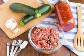 Agree that a good sauce is everything. Zucchini Zoodles Noodles In A Low Carb Spaghetti Meat Sauce