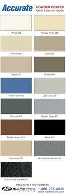 powder coated metal colors chart all partitions